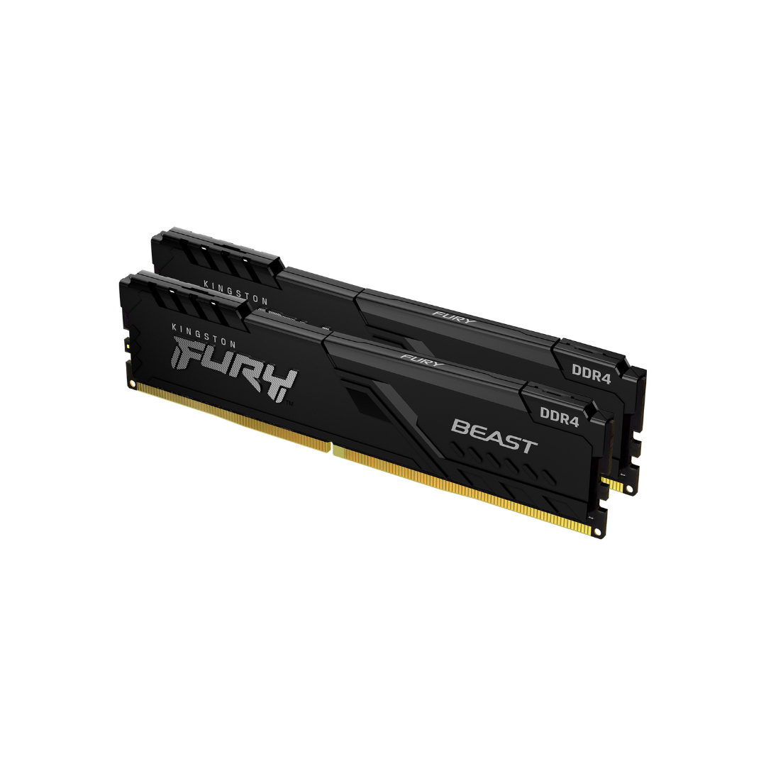 Kingston Fury Beast 32GB (2x16GB) DDR4-3200 RAM KF432C16BBK2/32