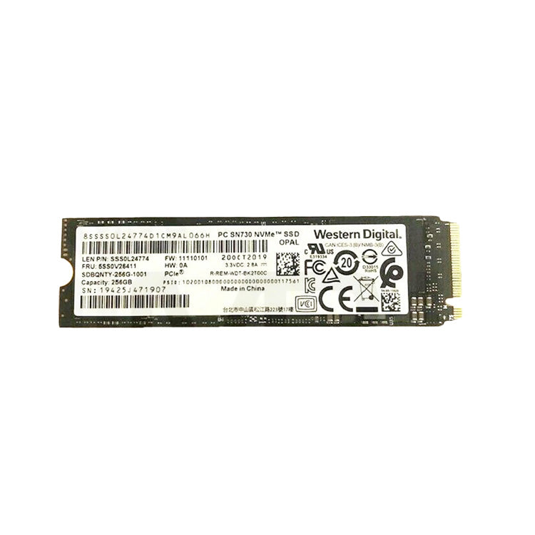 SanDisk Corp WDC 256GB NVME 2280 SSD PC SN730 SDBQNTY-256G-1001