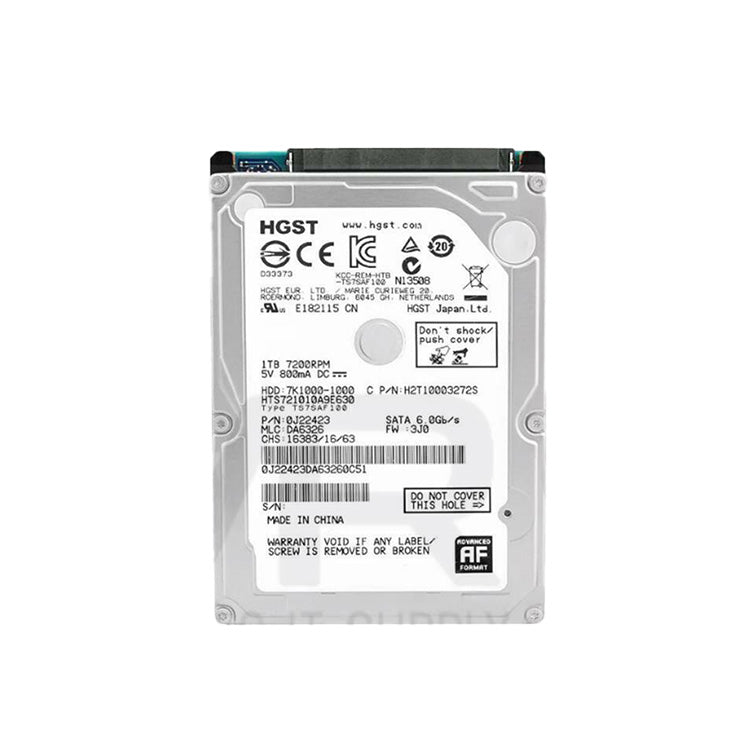 HGST 1TB SATA 2.5 inches 7200 rpm HDD HTS721010A9E630