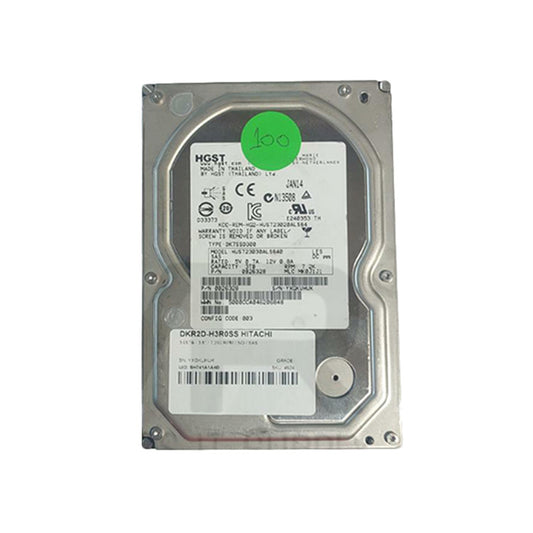 HGST 3.05TB SAS 3.5" 7,200 RPM HDD DKR2D-H3R0SS