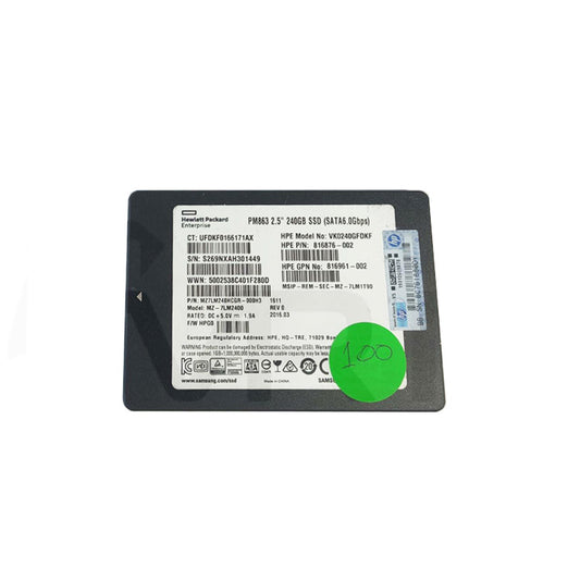 HP 240GB SATA 2.5" SSD VK0240GFDKF