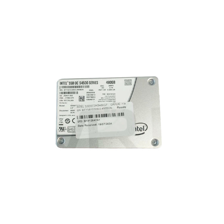 Intel DC S4500 480GB SATA 2.5" SSD SSDSC2KB480G7
