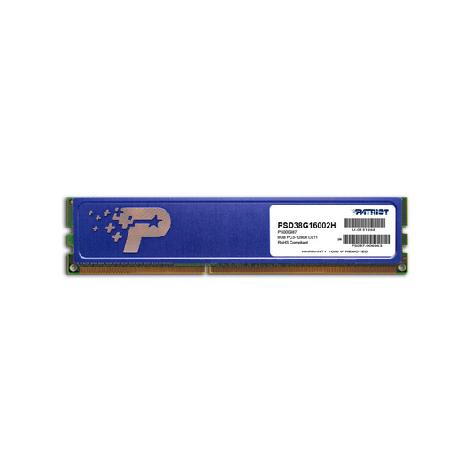 Patriot Memory 8 GB PC3 1600 MHz RAM PSD38G16002H