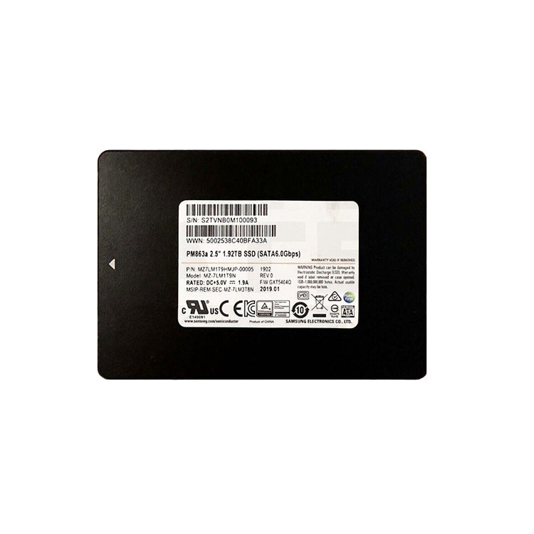 Samsung 1.92TB SATA 2.5" SSD MZ7LM1T9HMJP-00005