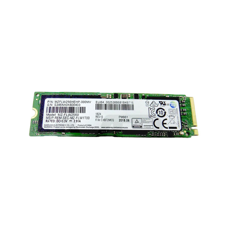 Samsung PM961 256GB NVME 2280 SSD MZFLW256HEHP-000MV