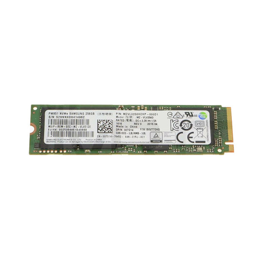 Samsung 256GB NVME 2280 SSD MZVLV256HCHP-000D1