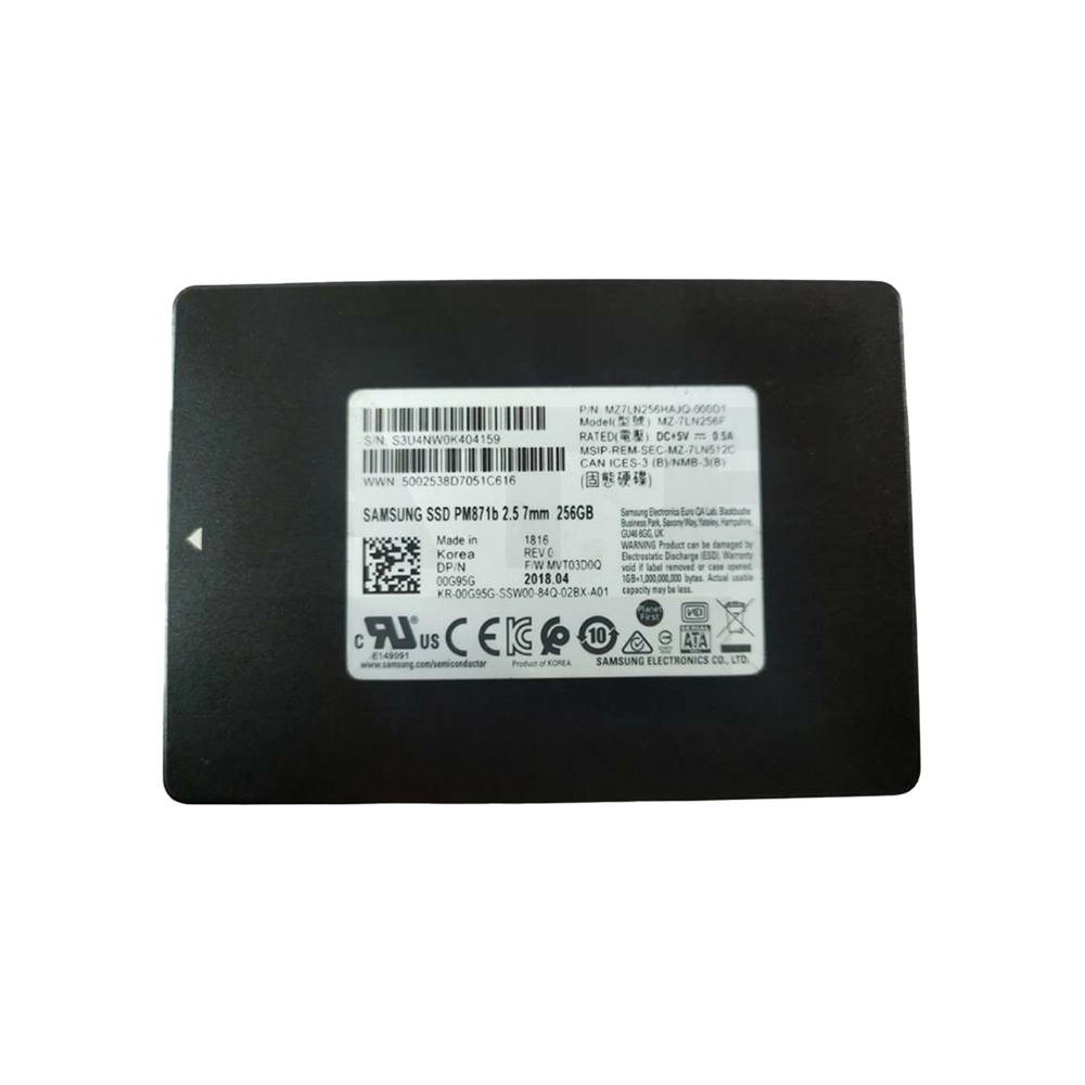 Samsung 256GB SATA 2.5" SSD PM871b 2.5 7mm