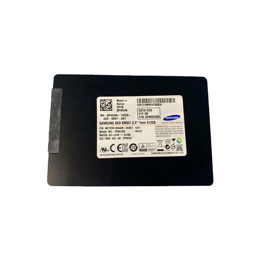 Samsung 512GB 2.5" 6 Gb/s SSD SM841 2.5" 7mm