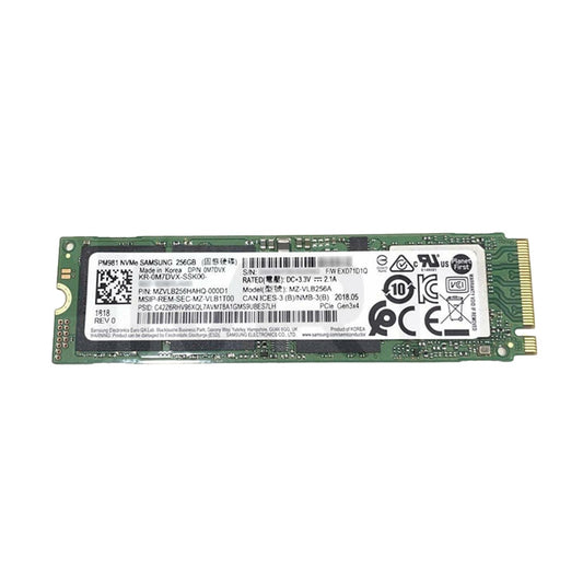 Samsung 256GB NVME 2280 SSD MZVLB256HAHQ-000D1