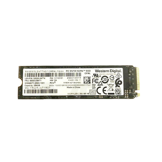 SanDisk Corp WDC 256GB NVME 2280 SSD PC SN730 SDBQNTY-256G-1001