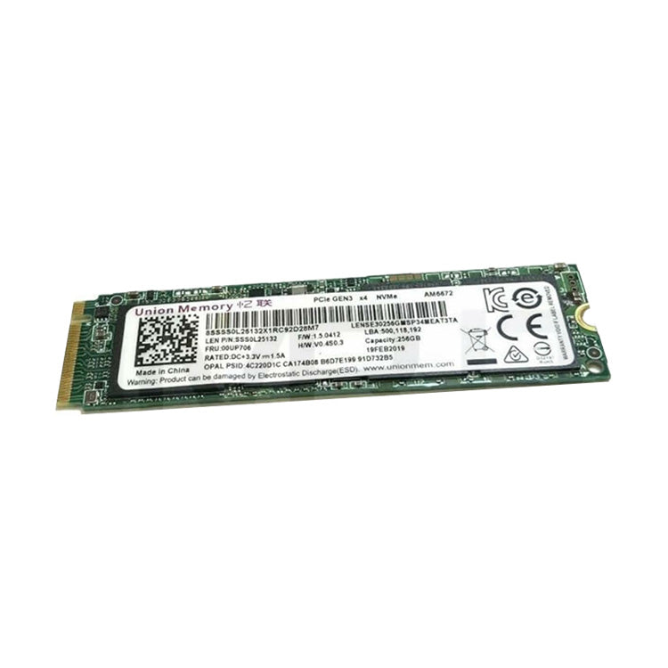 Union Memory 256GB NVME 2280 SSD SSS0L25152
