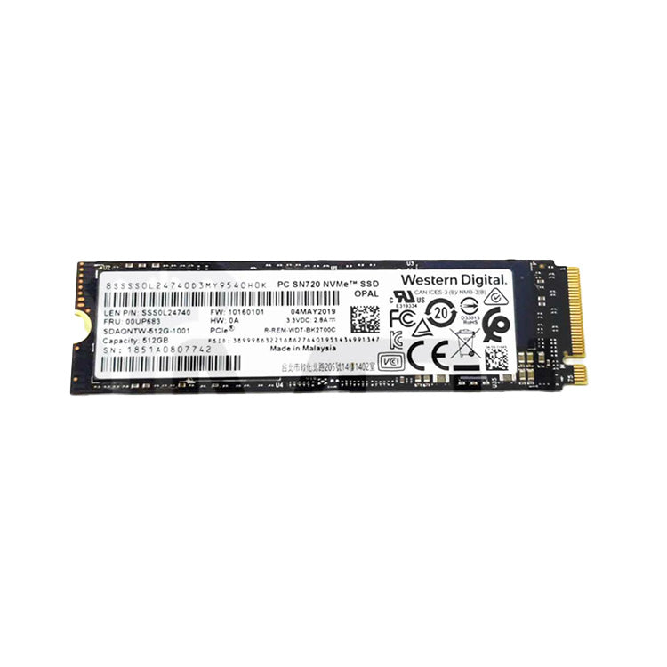 Western Digital SN720 512GB NVME 2280 SSD SDAQNTW-512G-1001
