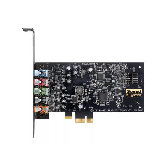 Creative Labs Sound Blaster Audigy FX SB1570 PCIe 5.1 Sound Card SBX Pro Studio