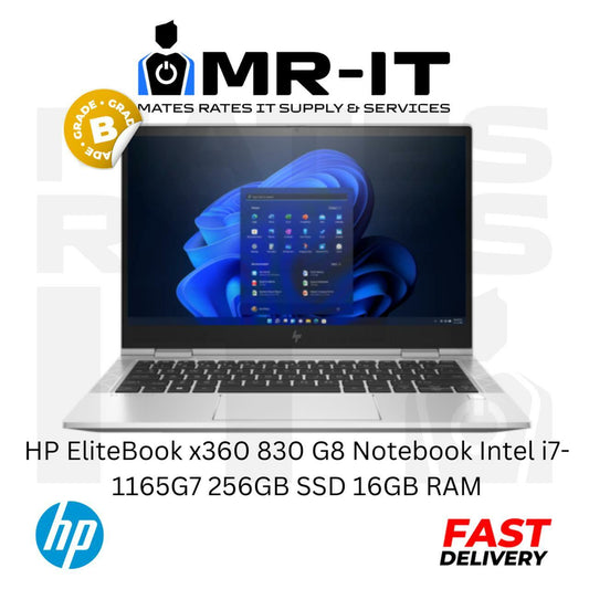 HP EliteBook x360 830 G8 Notebook Intel i7-1165G7 256GB SSD 16GB RAM B Grade