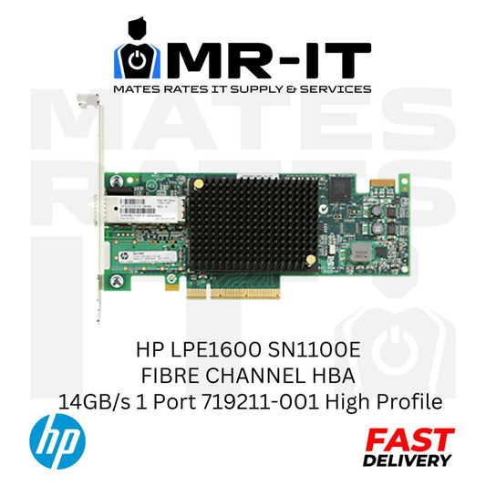 HP LPE1600 SN1100E FIBRE CHANNEL HBA 14GB/s 1 Port 719211-001 High Profile
