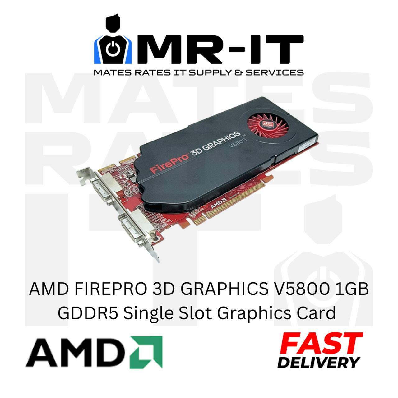 AMD FIREPRO 3D GRAPHICS V58001GB GDDR5 Single Slot Graphics Card