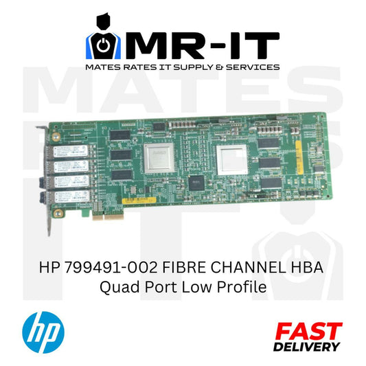 HP 799491-002 FIBRE CHANNEL HBA Quad Port 799491-002 Low Profile