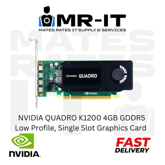 NVIDIA 4GB GDDR5 Low Profile, SINGLE SLOT Graphics Card QUADRO K1200
