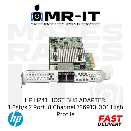 HP H241 HOST BUS ADAPTER 1.2gb/s 2 Port, 8 Channel 726913-001 High Profile