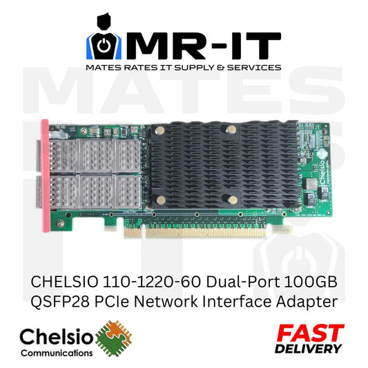 CHELSIO 110-1220-60 Dual-Port 100GB QSFP28 PCIe Network Interface Adapter