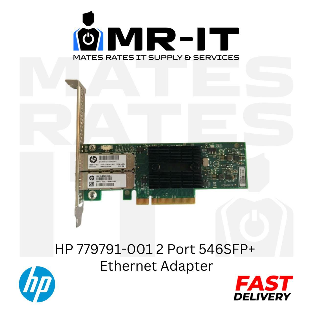 HP 779791-001 2 Port 546SFP+ Ethernet Adapter
