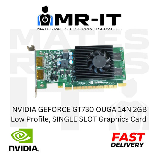 NVIDIA 2GB Low Profile, SINGLE SLOT Graphics Card GEFORCE GT730 OUGA 14N