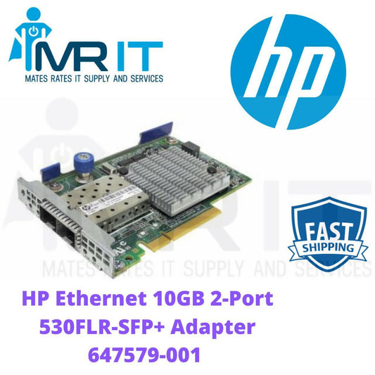 HP 530FLR-SFP+ Ethernet Adapter 10GB/s 2 X 10GB SFP+ 647579-001 N/A
