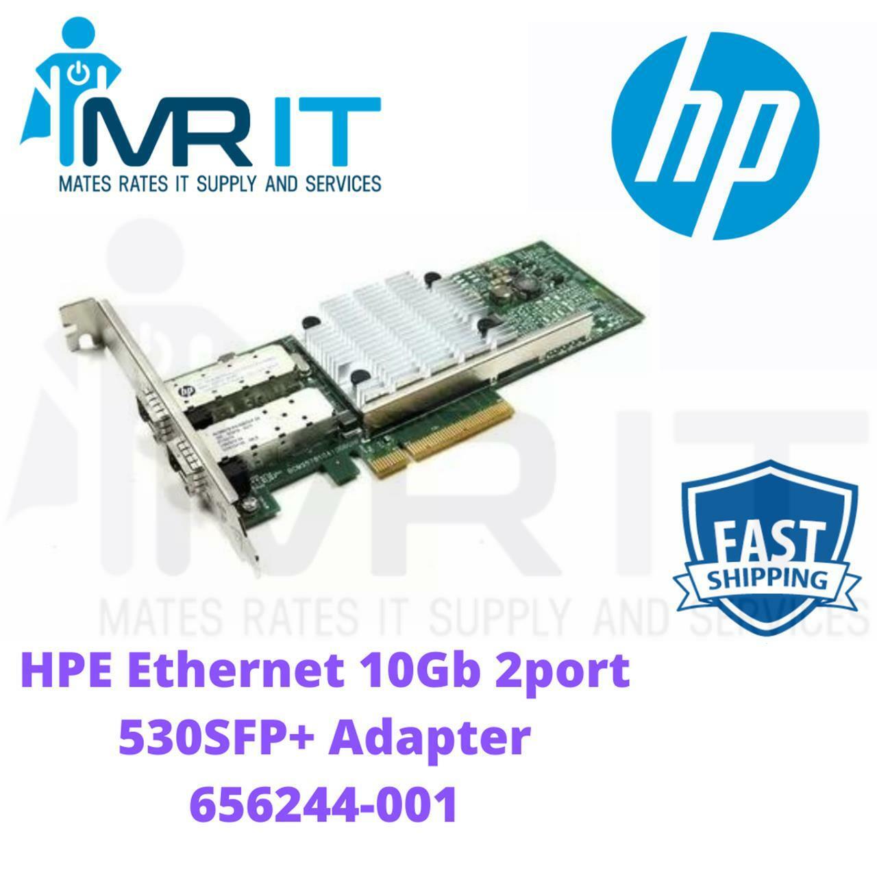 HP 530SFP+ Ethernet Adapter 10GB/s 2 X 10GB SFP+ 656244-001 High Profile